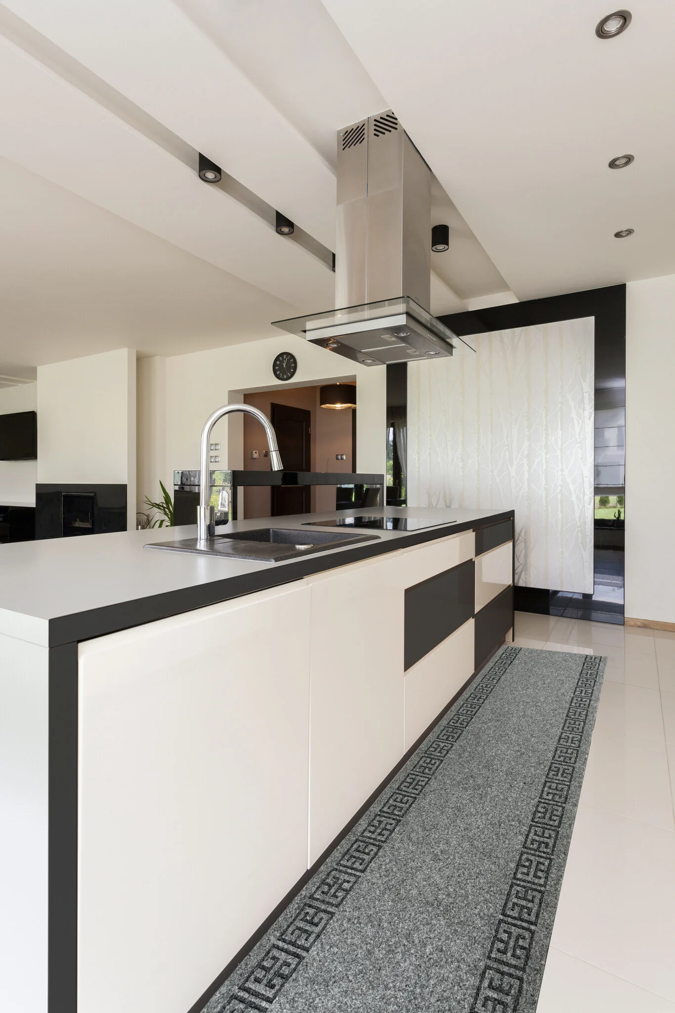 Corsica - Naaldvilt Keukenloper - Grijs - 66 cm