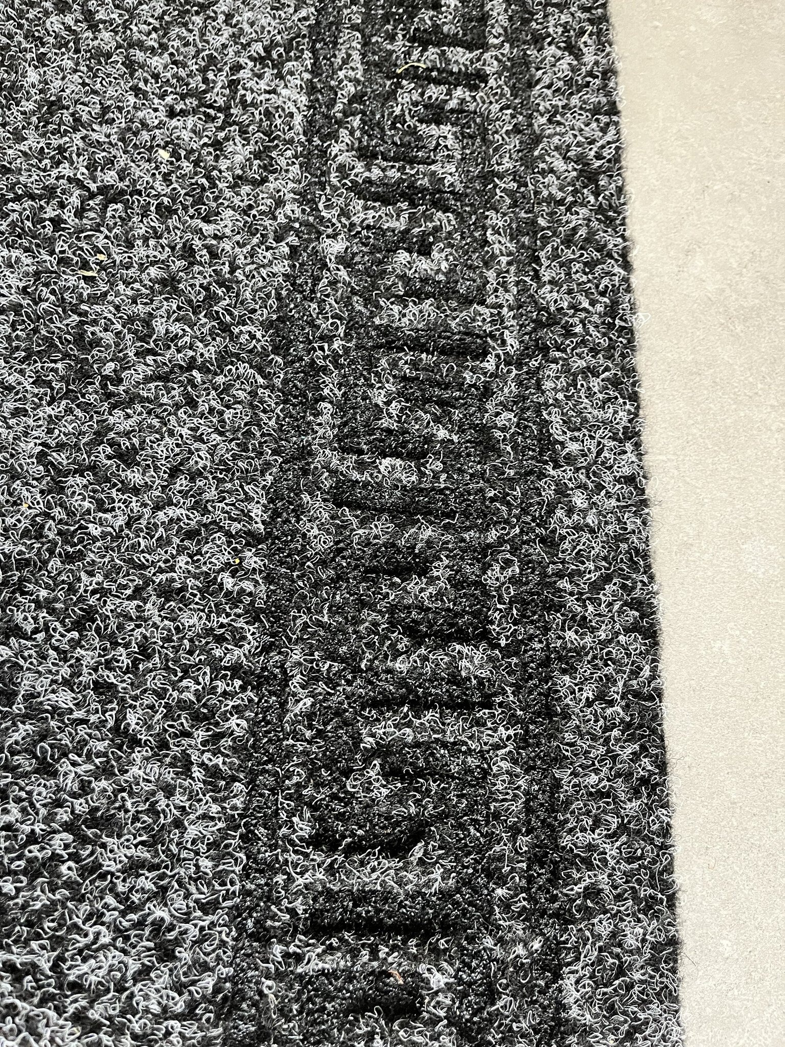 Kreta - Naaldvilt Keukenloper - Antraciet - 66 cm