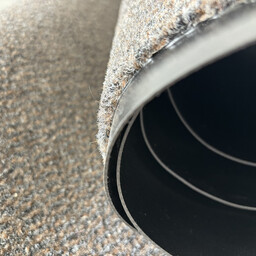 JYG Schoonloopmat XXL OLYMPIA grijs/beige 90cm - 2 zijden stootrand