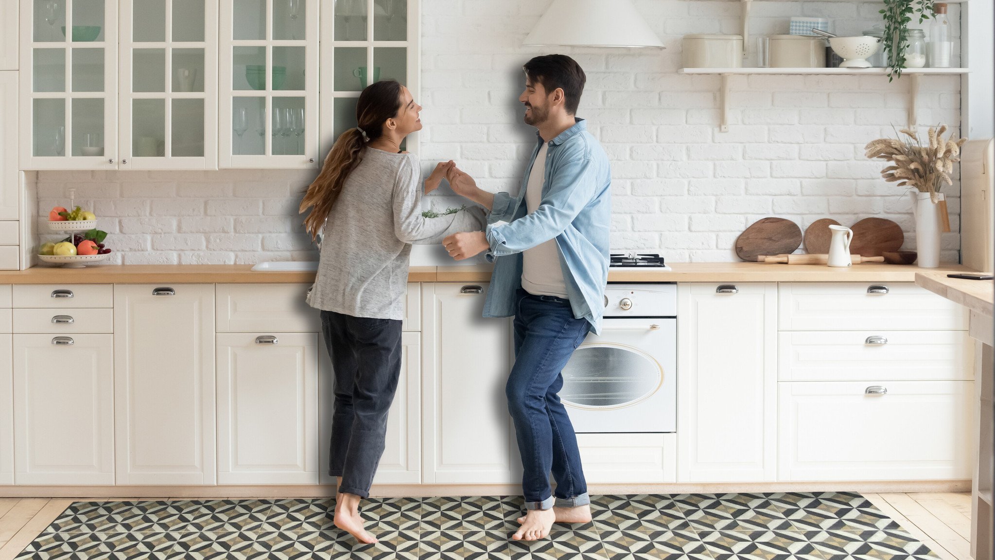 Knokke - Vinyl Keukenloper - 60cm