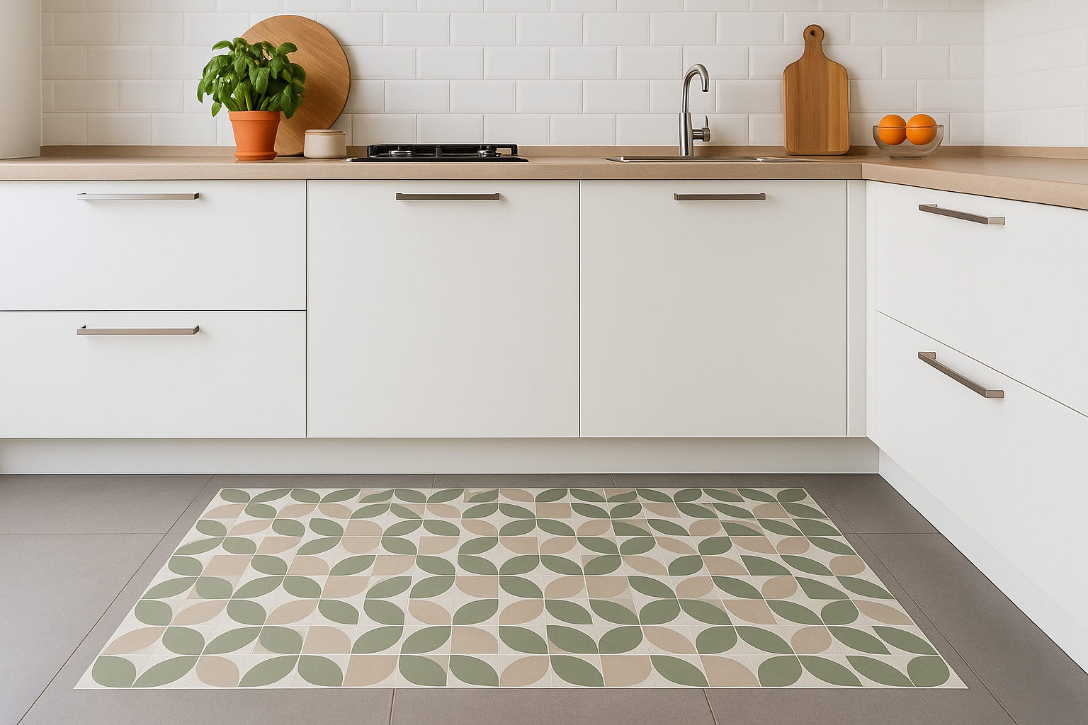 Como - Vinyl Keukenloper - 60 cm