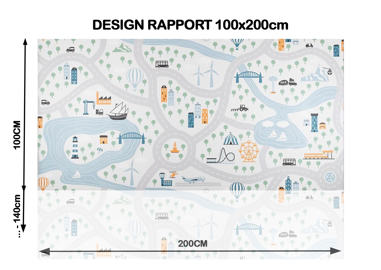 JYG Vinyl Speelkleed VINYPASTEL – Antiallergisch & Made in Belgium