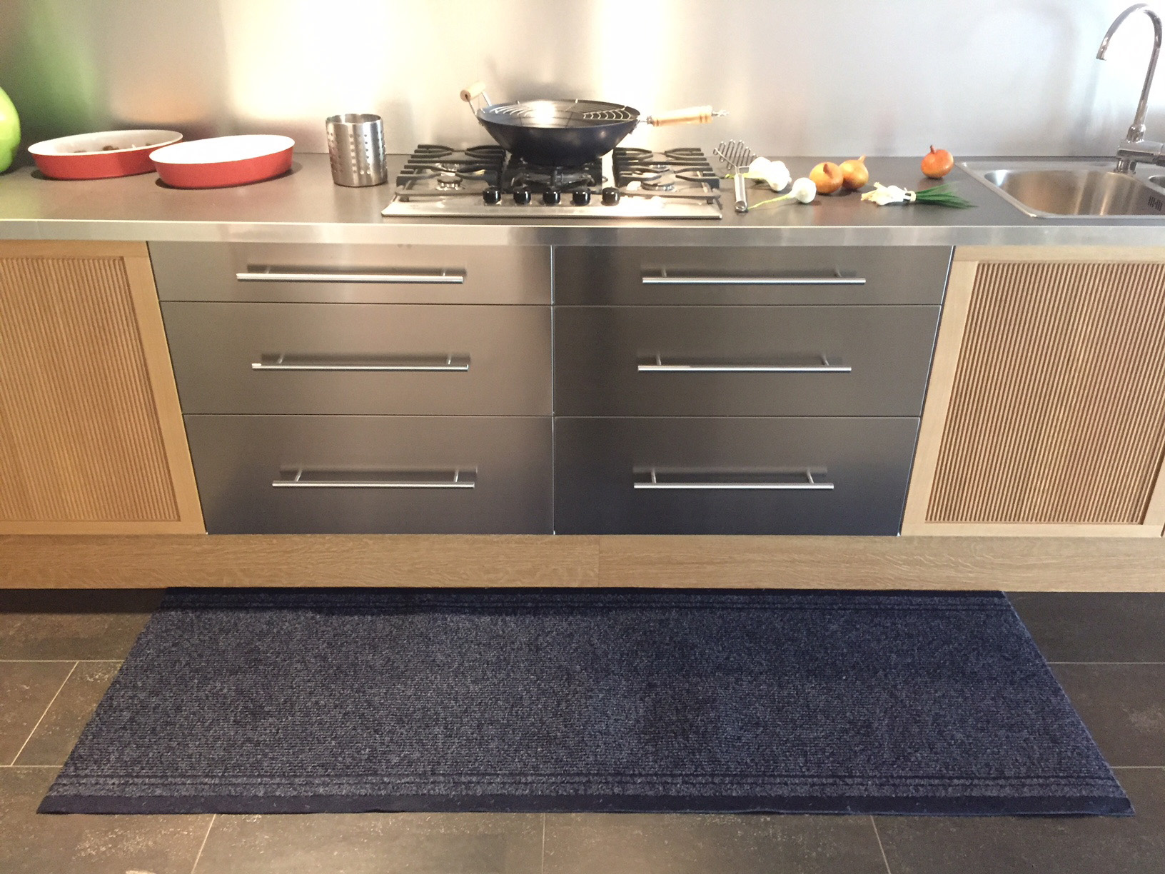 CLUB MARINE BLAUW - Naaldvilt Keukenloper - 66 cm