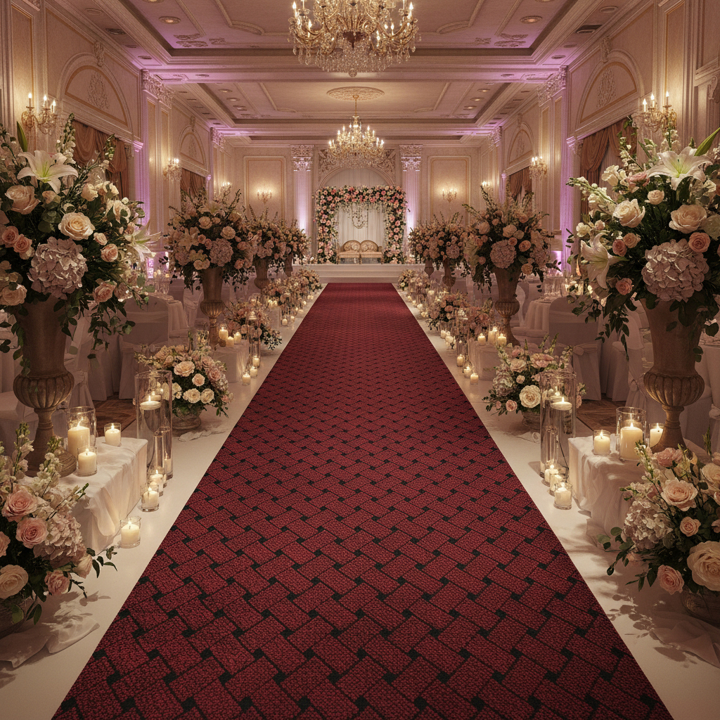 JYG UNION Rood Tapijtloper - Keukenloper – Antislip - 66cm breed